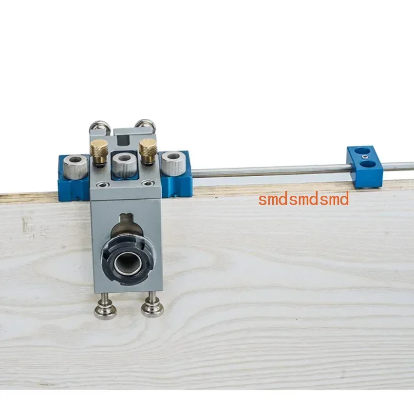 Quick Release Dowel Jig Pocket Hole Jig 8mm 10mm 15mm Drill Guide Locator for Wood Board Splicing Woodworking Tools  Aluminum
