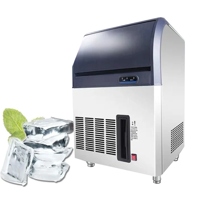 Commercial Electric Ice Block Maker Crescent Ice Special For Milk Tea Shop Bar Drink Shop Ice Making Machine