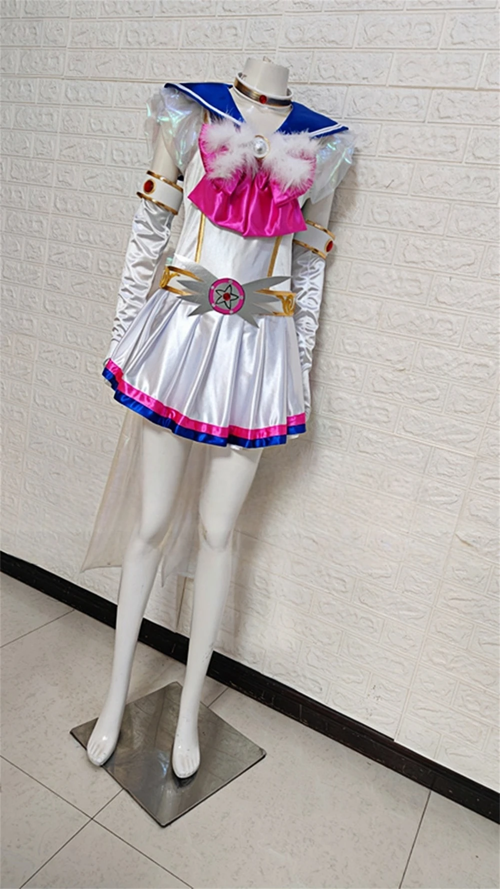 AGCOS Custom Size Anime Sailor Moon Cosplay Costume Christmas Roleplay Uniforms Dress Clothes セーラームーン Cosplay