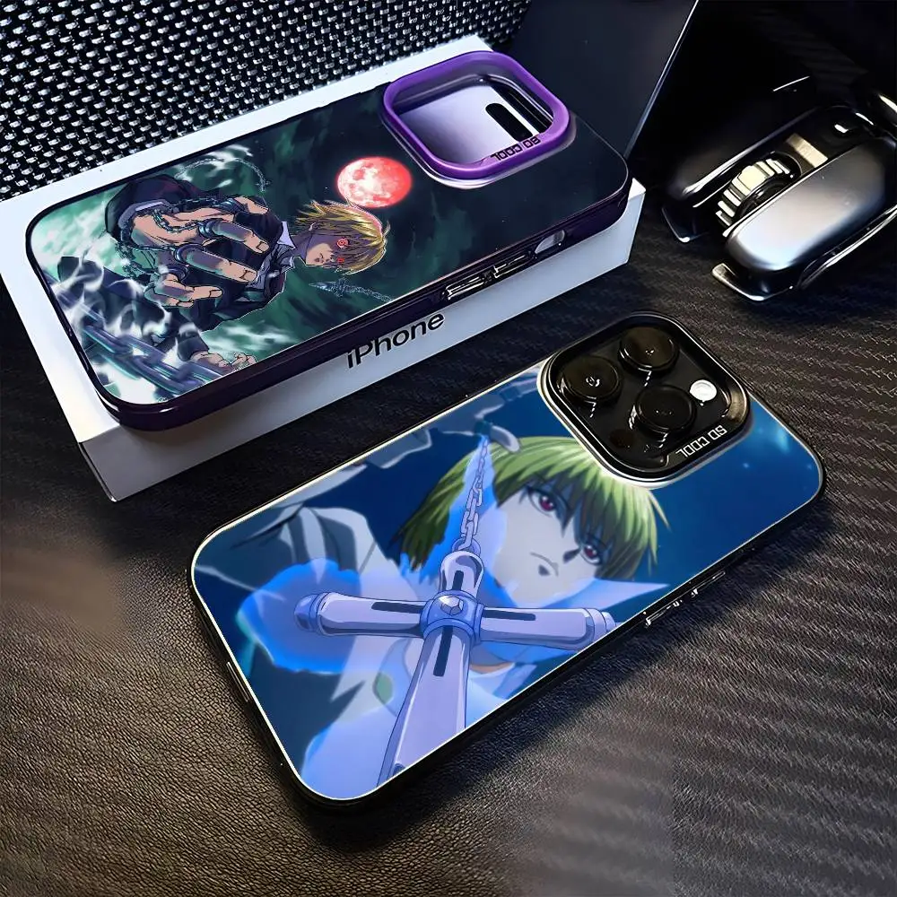 

Anime K-Kurapika Phone Case For iPhone 16,15,14,13,12,11,Mini,Pro,MAX Black Matte Shockproof Cover