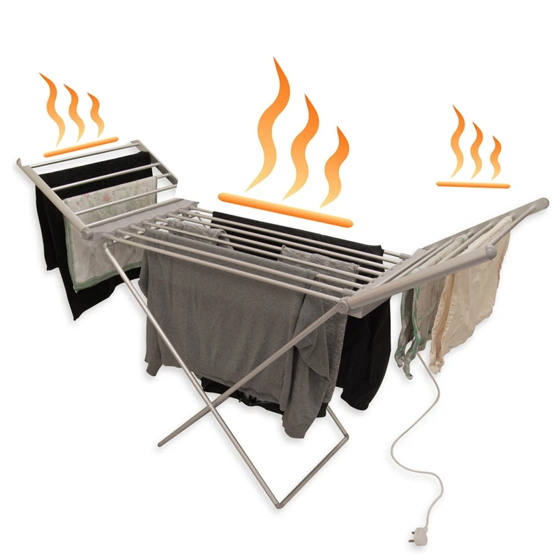 230W Electric Heated Clothes Arier with Anti-Slip Indoor Use Space-Saving Drying for Hotel Applications