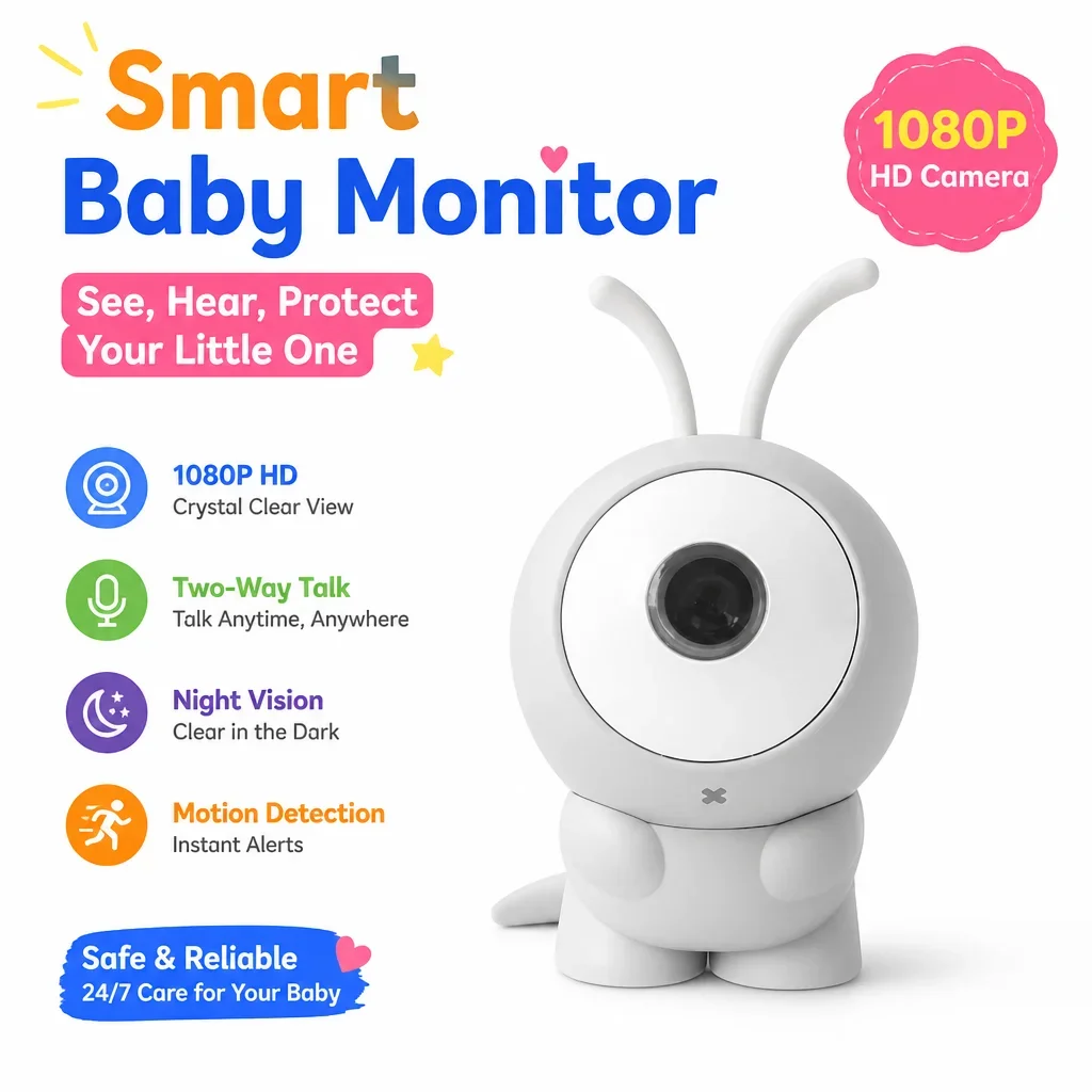 Little Monster Alien Star Projector Galaxy Night Light Space Sky Projection Lamp Bedroom Atmosphere Decor Ornament