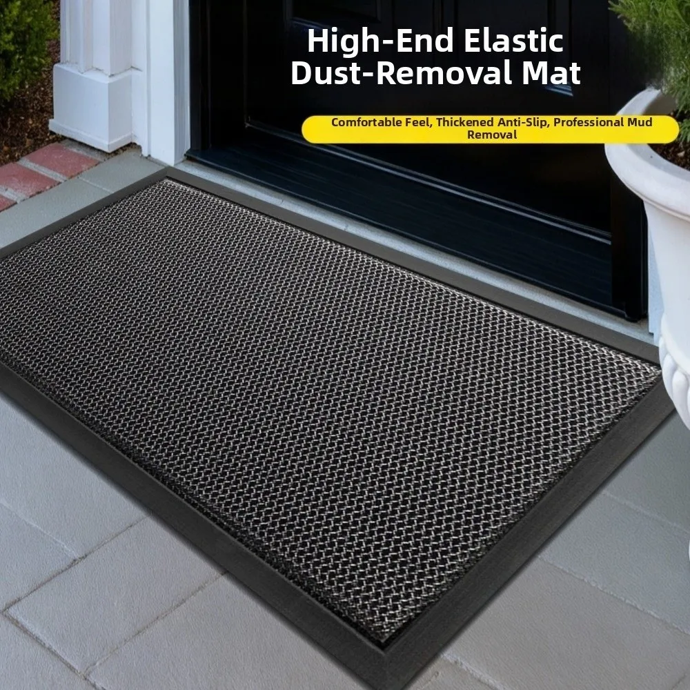 Resilient Carpet Non-slip Elastic Carpet Thickened Wear-Resistant Entrance Door Mat Waterproof Floor Mat Villa Entrance