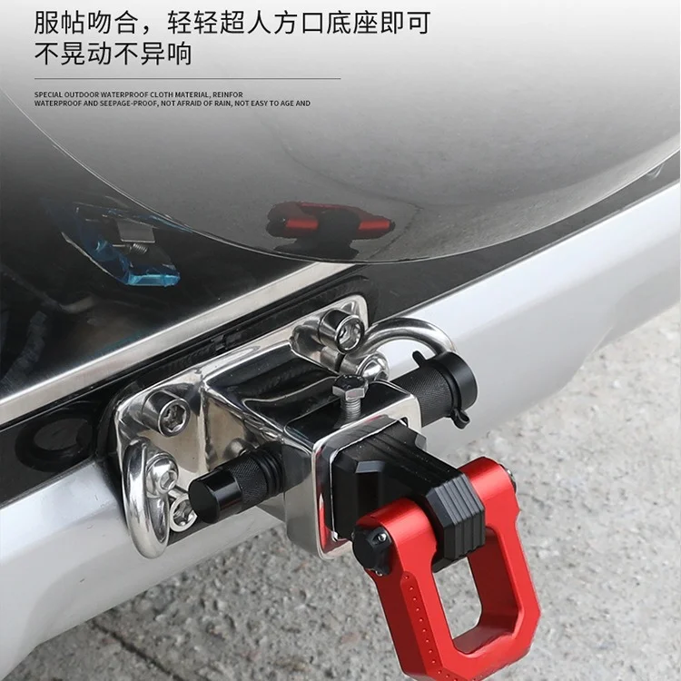 Aluminum Alloy U Shaped Trailer Hitch Arm Off Road Square Receiver Rogue Hook For Tank 500