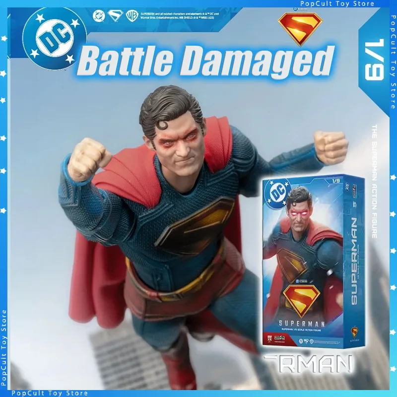 

New Fondjoy Battle Damaged Superman Action Anime Figure DC Justice League Detective Comics Superman Collectible Model Gift Toys
