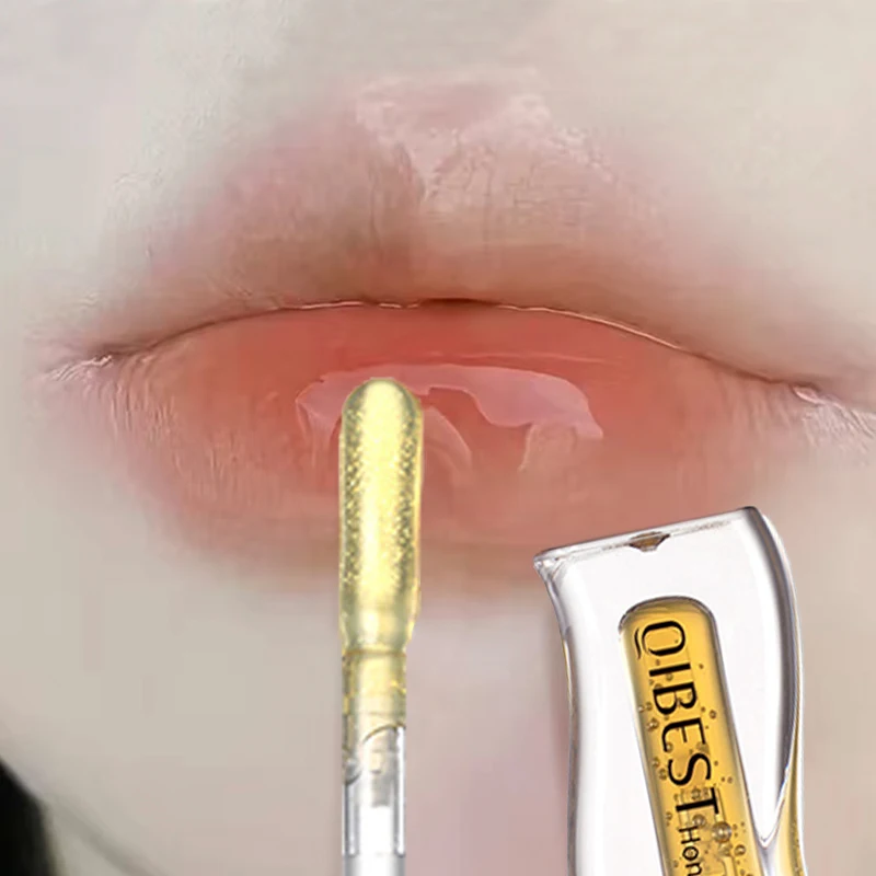 Lasting Moisturized Lip Oil Anti-drying Anti-cracking Reduce Fine Lines Transparent Glass Liquid Lipstick Korean Makeup Cosmetic