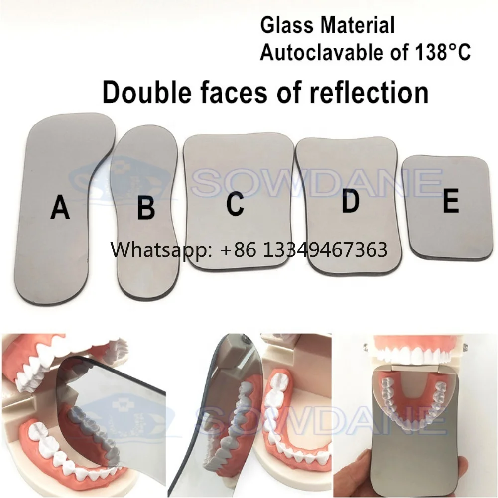 

Fast Shipping Double-Sides Intraoral Occlusal Photographic Mirror Glass Oral Health Care Orthodontic Mirrors Reflector Manufac