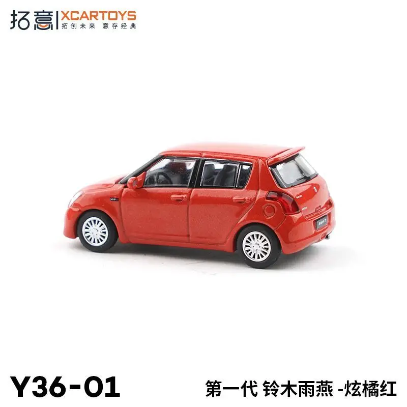 XCARTOYS 1/64 Suzuki Swift Modello di auto in lega Collezione di giocattoli in miniatura Simulazione Ragazzi Auto giocattolo scorrevole