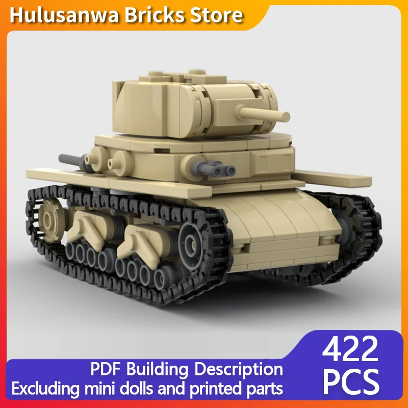 

M14/41, модель военного танка Второй мировой войны, MOC, строительные кирпичи, военное оборудование, модульные технологии, подарки, праздник, сборка, детские игрушки, костюм