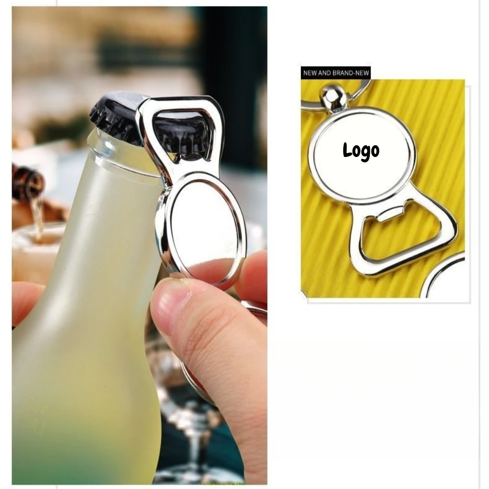 

Пользовательский лазерный логотип, открывалка для бутылок пива, металлический креативный брелок из нержавеющей стали с принтом, брелок для ключей, цепочка для ключей, подарок