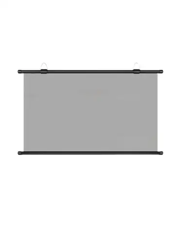 XIAOHUI Anti-light Thick HD Projector Screen 16:9 No-hole Wall-mounted Home Projection Screen 60/72/84/92/100/110/120/133inch