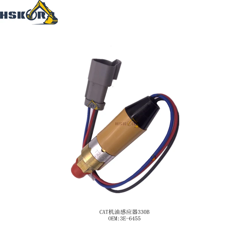 NEW 330B 3E-6455 For CAT Oil Sensor Excavator Spare Parts HSKOR Good Quality