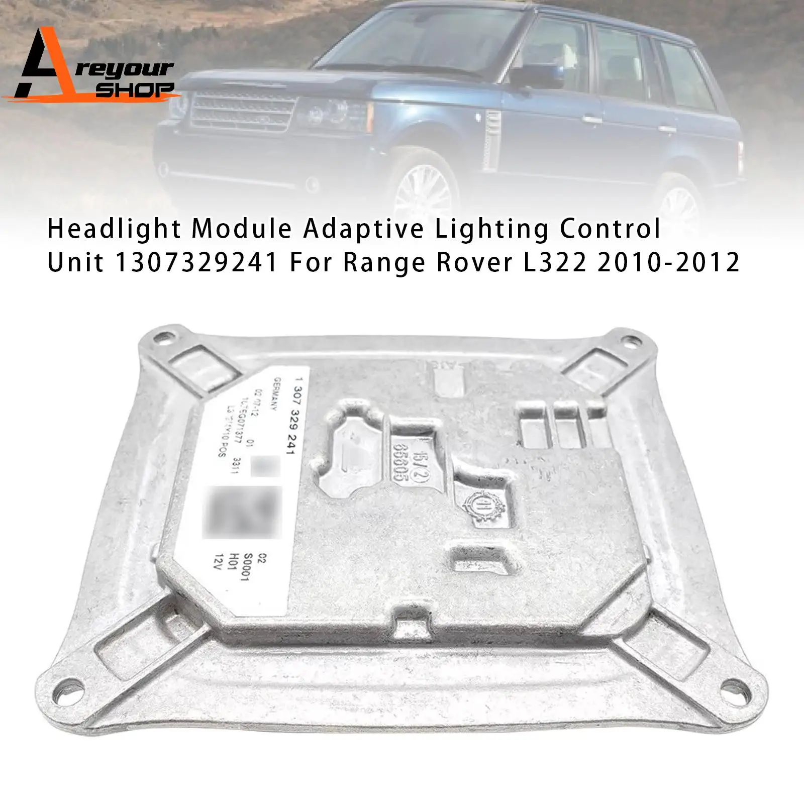 

Headlight Module Adaptive Lighting Control Unit 1307329241 For Range Rover L322