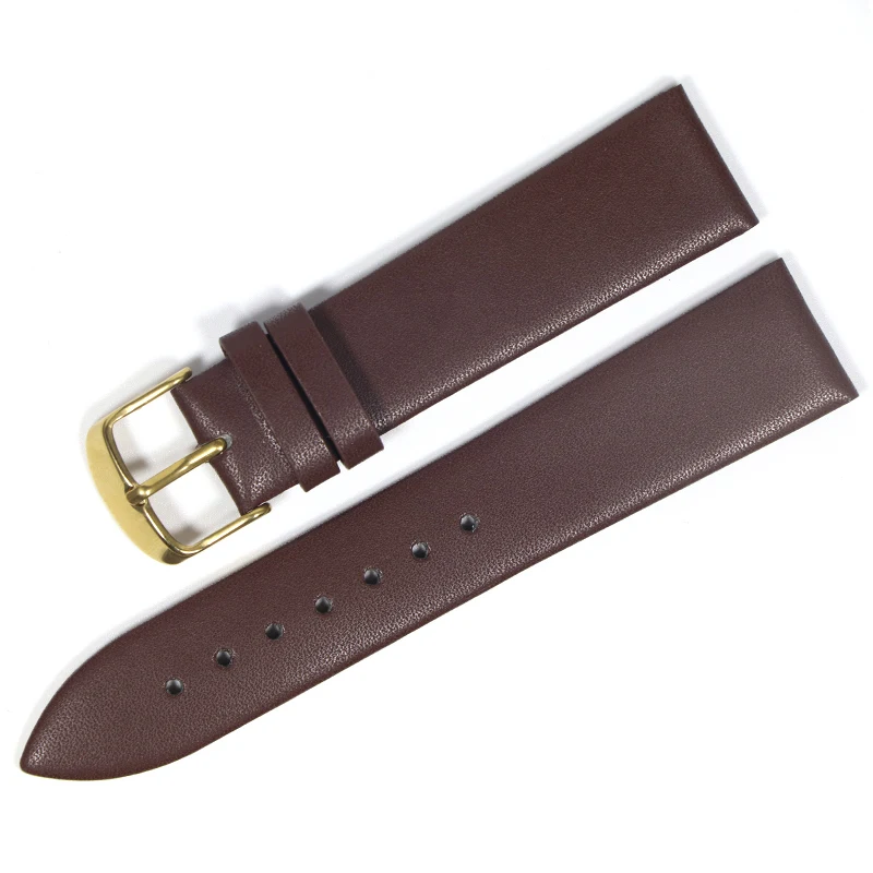 Watchbands Genuine Leather Watch Band straps 12mm 14mm 16mm 18mm 20mm 22mm Watch accessories Women Men Brown Black Belt band