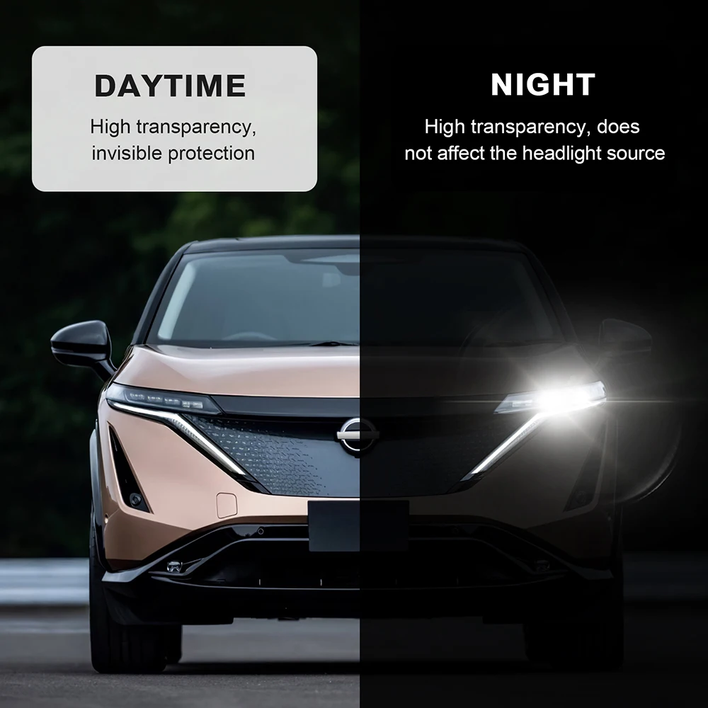 For Nissan ARIYA 2023 2024 Headlight Rearview Film Car Paint Protection Film TPU Pre-cut Anti-scratch  Repair Kit Transparent