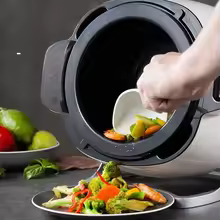 Máquina de fritar automática inteligente