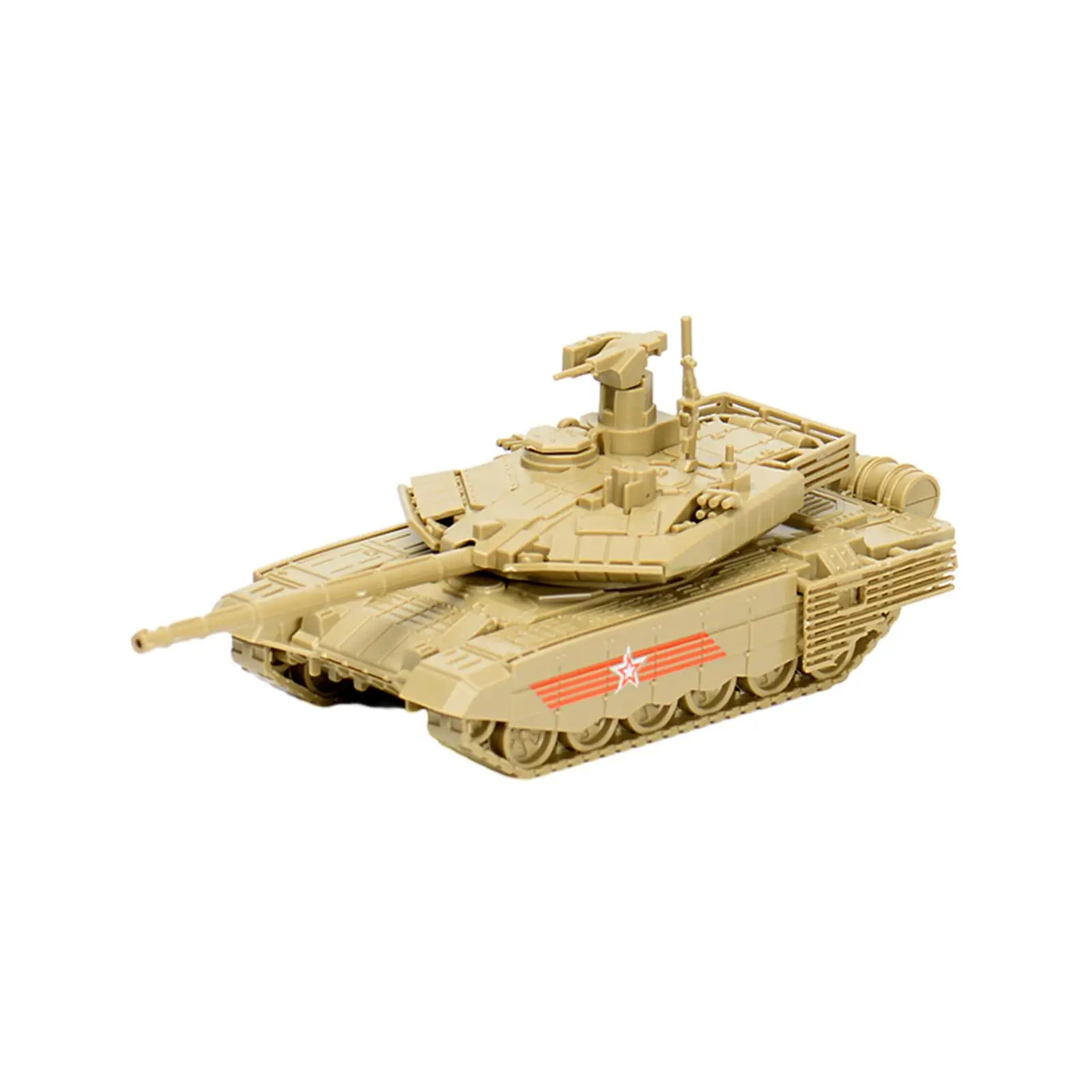 1/72 Rotation Fort Building Model Kits Reconnaissance Vehicles 4D Tank Model for Table Scene Adults Display Gift Collection