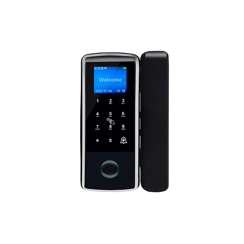 Digital Password Smart App Bluetooth Sliding Glass Door Fingerprint Lock IC Card Intelligent Keyless Door Lock