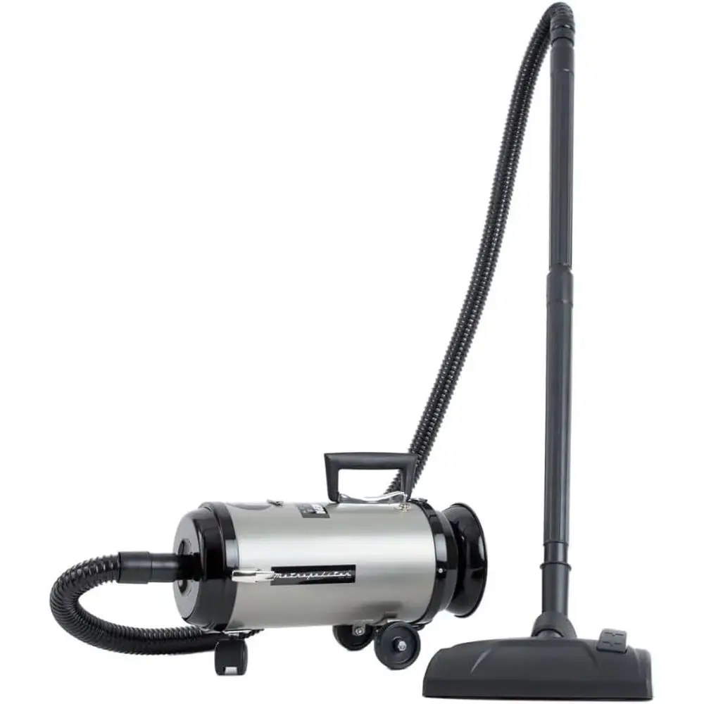 

Compact Canister Vacuum Cleaner: Powerful Home Vacuum and Air Duster with Portable Cleaning Accessories