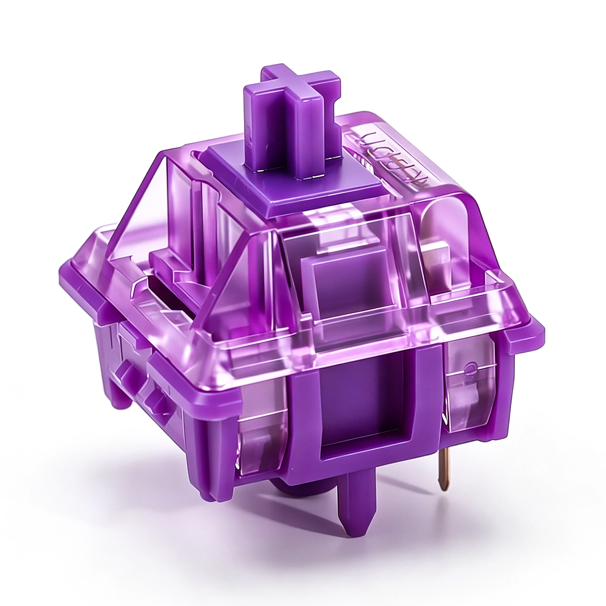 KBDiy Violet Switch Purple 53gf 5Pin Linear Creamy Switches POM PC für benutzerdefinierte DIY 60 Gaming mechanische Tastatur Aula F75 F87 – Detail 3