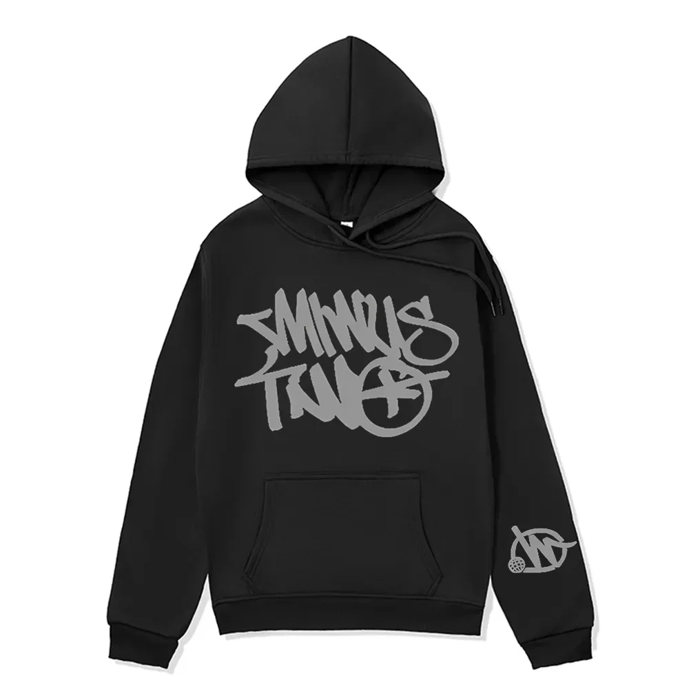 Jersey gótico Y2K para hombre y mujer Sudadera con capucha Unisex ropa de calle interior de lana Tops