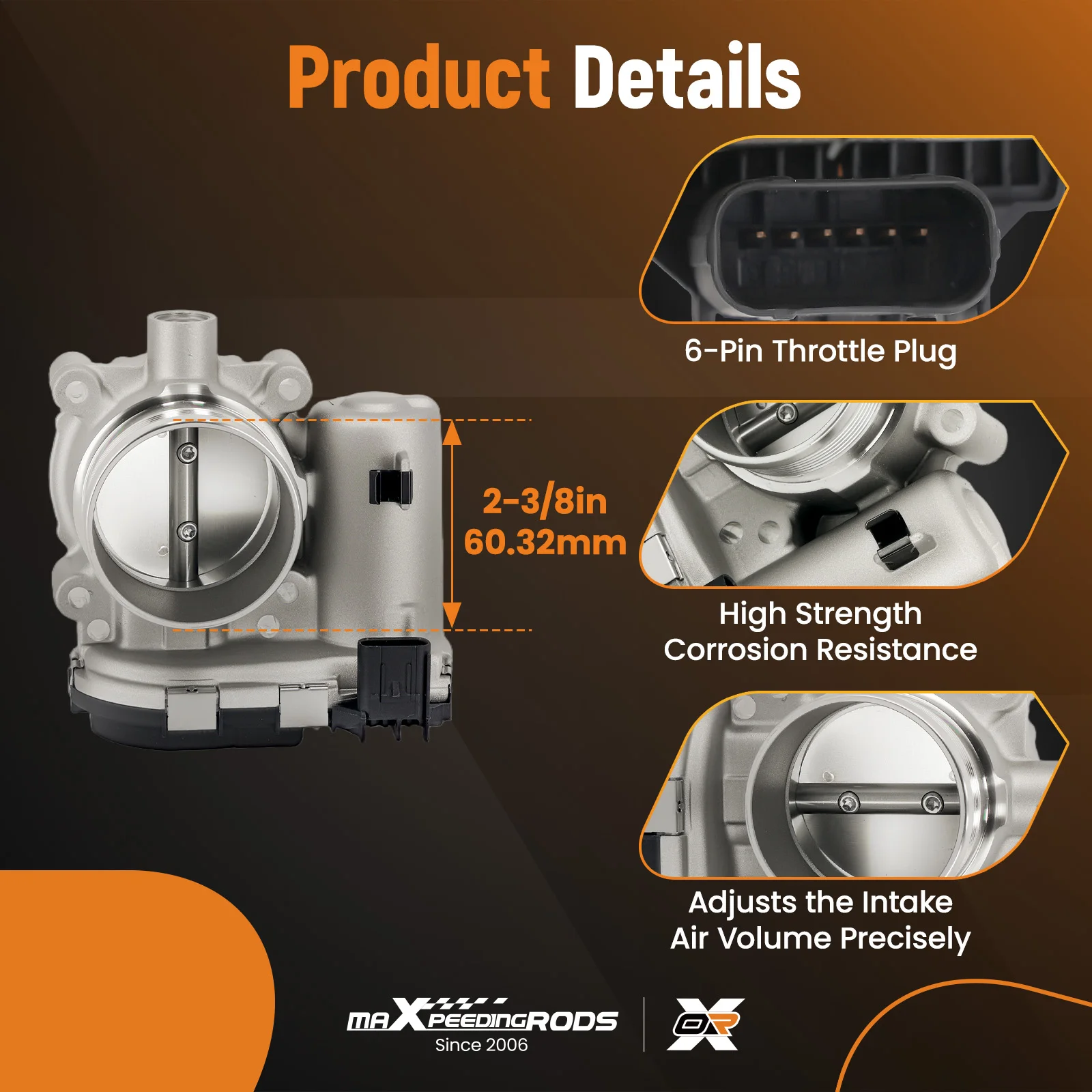 

Throttle Body For Ford Focus Edge Explorer Fusion Taurus 2012-17 2.0L CP9Z9E926A