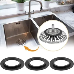 5pcs Rubber Seal Washer Gasket for Basin Basket Strainer Plug for 78 79 80 82 83mm Kitchen Bathroom Sink Drain Seal Gasket