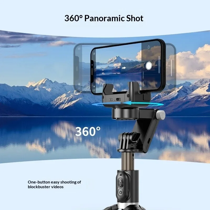 

3-Axis Auto Follow Selfie Stick Stabilizer with Anti-Shake Handheld Gimbal for Smooth Shooting
