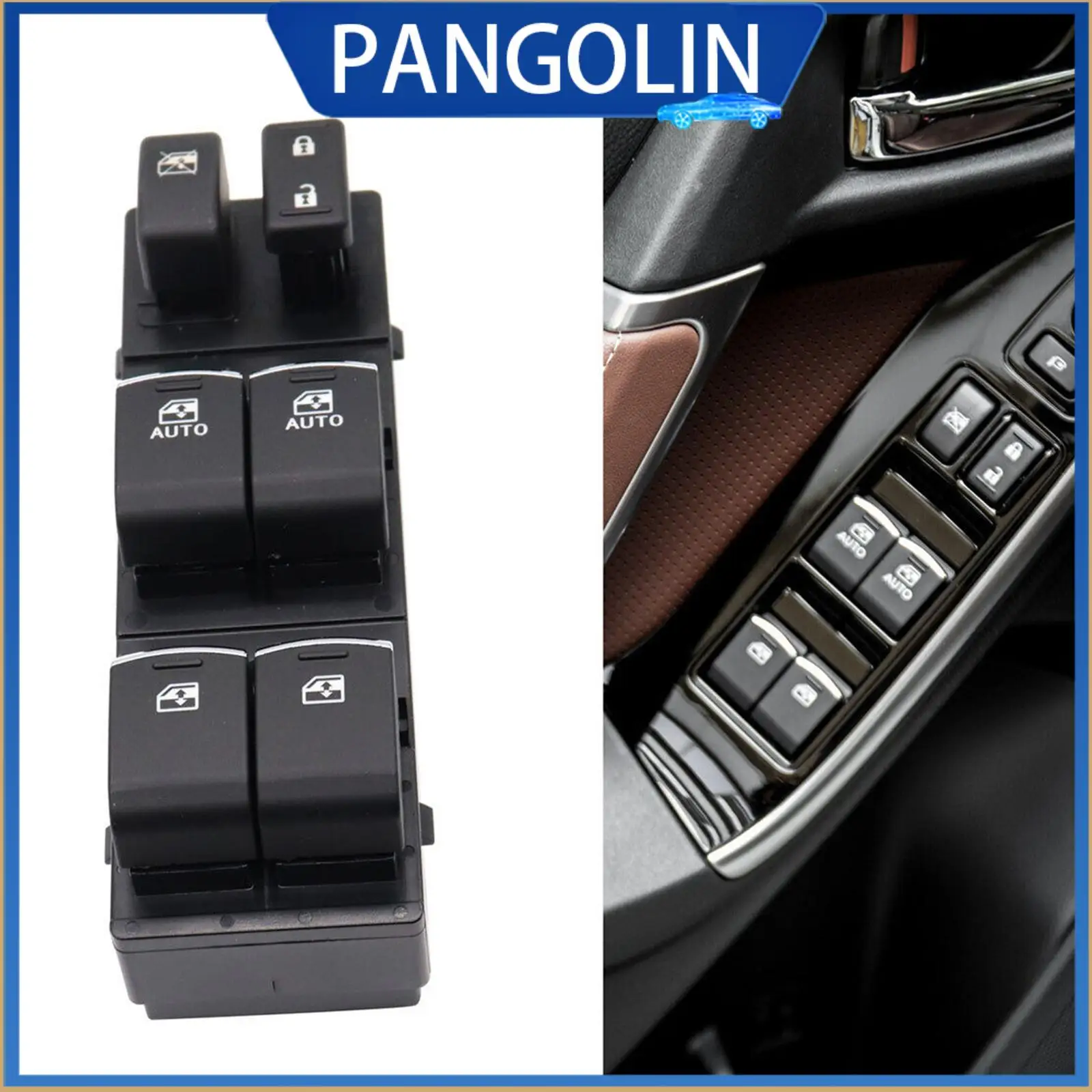 

PANGOLIN главный выключатель стеклоподъемника передней левой двери для Subaru Forester 2017-2018, замена 83071-SG073 83071SG070 83071-SG072