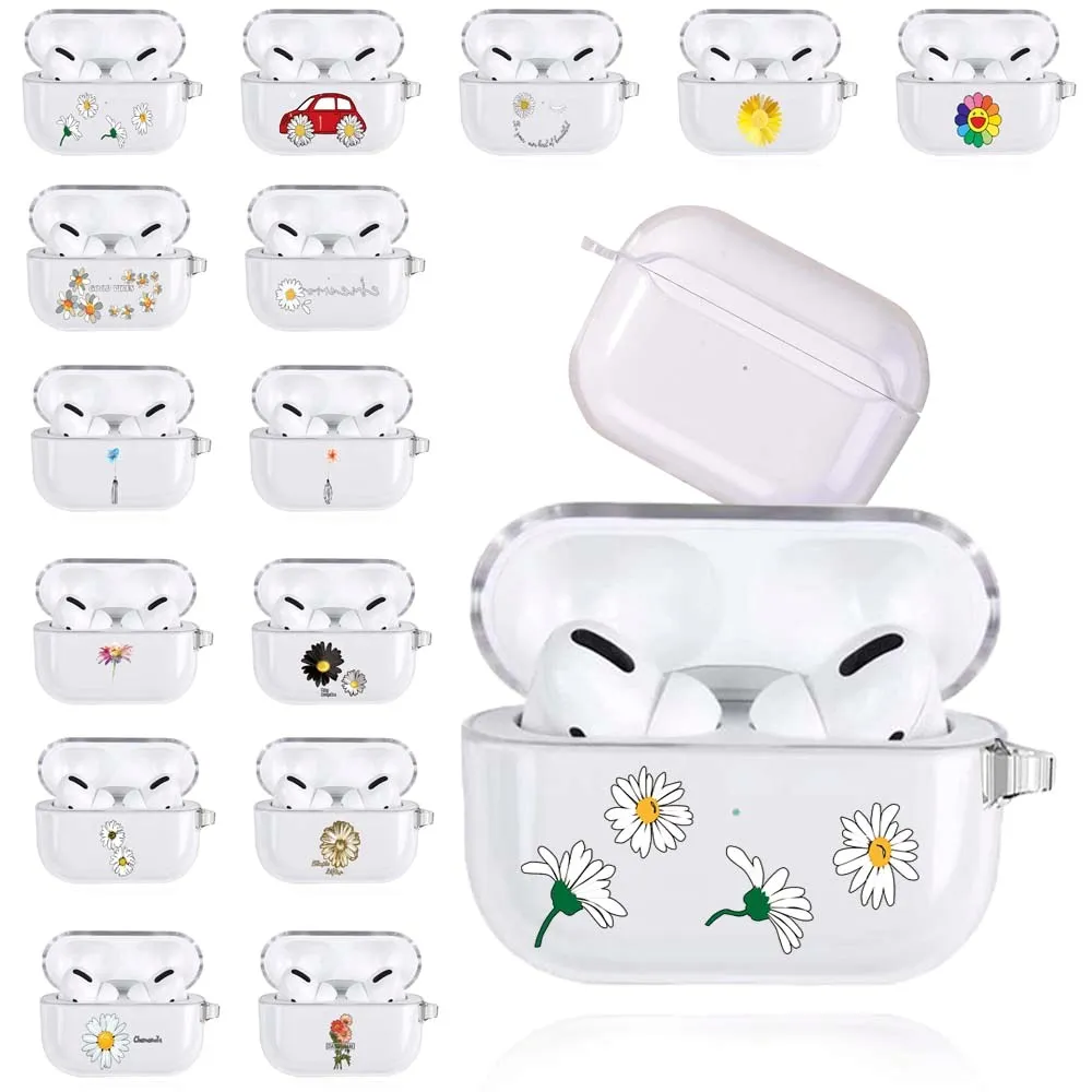 

Earphone Case for Apple Airpods Pro Silicone Shockproof Bluetooth Wireless Earphone Protective Cover Skin Accessories