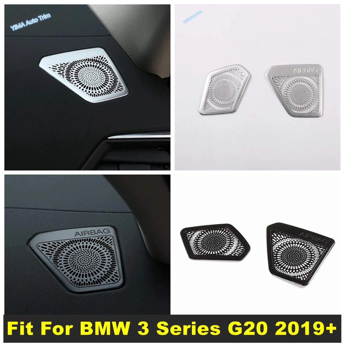 

For BMW 3 Series G20 2019 - 2024 Auto Interior Accessories Dashboard Stereo Speaker Audio Loudspeaker Horn Decoration Cover Trim