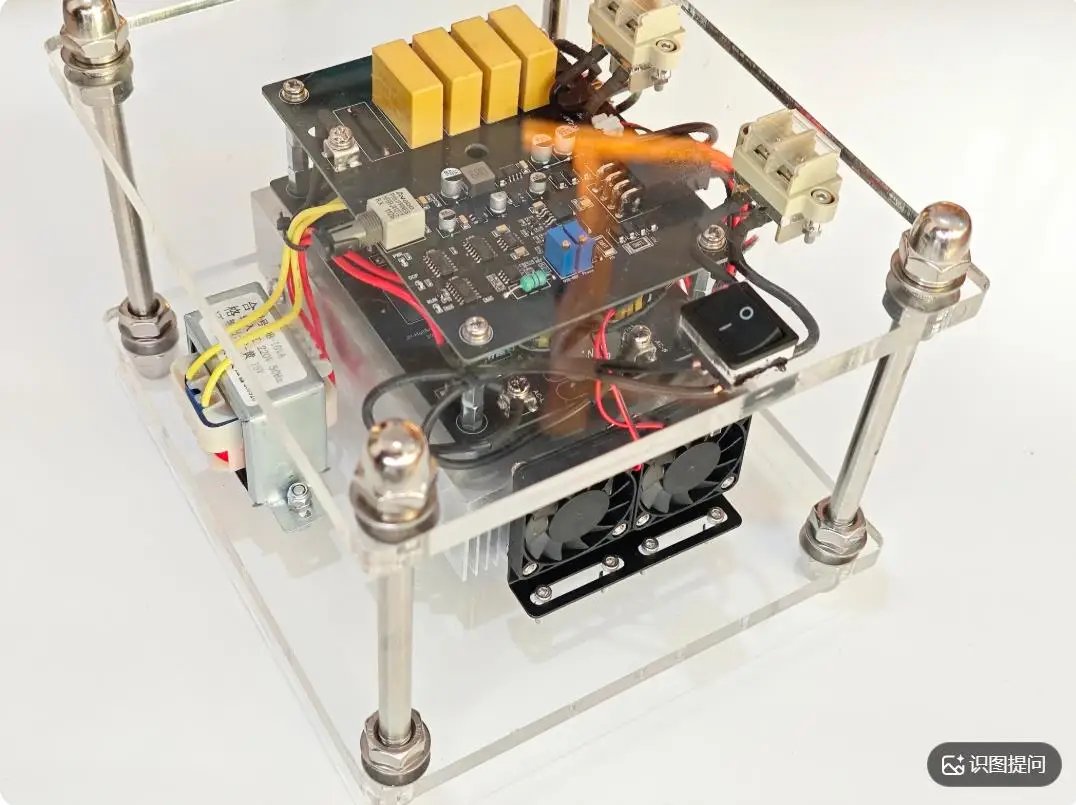 Benchtop High-Voltage Excitation Source, Artificial Lightning, Wireless Power Transmission Demonstration, Series Resonance Boost