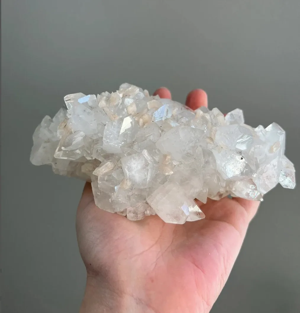 High quality!Natural Apophyllite Cluster Zeolite Crystal Cluster Mineral Specimen Raw Home Decor