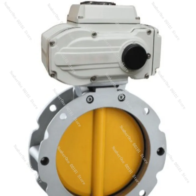 Electric dust butterfly valve supports custom valve