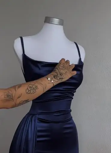 Vestido cruzado nuevo 2024 Europa y Estados Unidos, verano, estilo Y2K, sexy, con halter, estilo Spice Girl 6