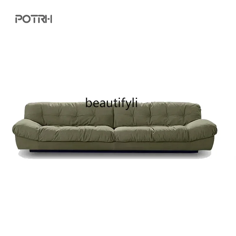 

Cloud down sofa designer Italian light luxury minimalist living room