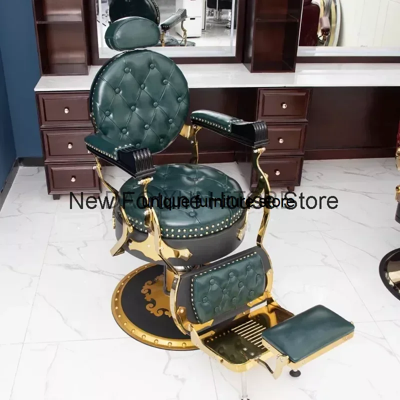 

Lash Luxury Pedicure Barber Chairs Salon Beauty Spinning Barber Chairs Recliner Fotel Fryzjerski Commercial Furniture YQ50BC