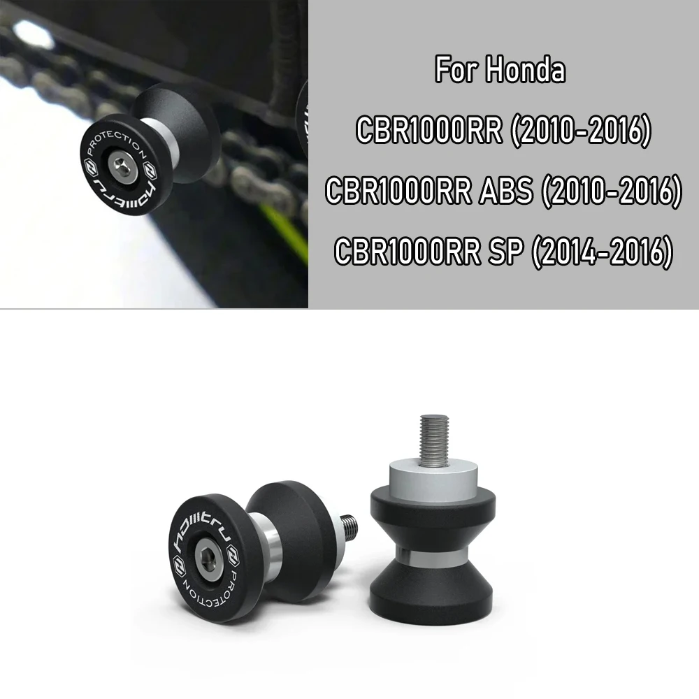 

for Honda CBR1000RR /ABS/SP 2010-2016 Motorcycle Swingarm Spools Stand Screws
