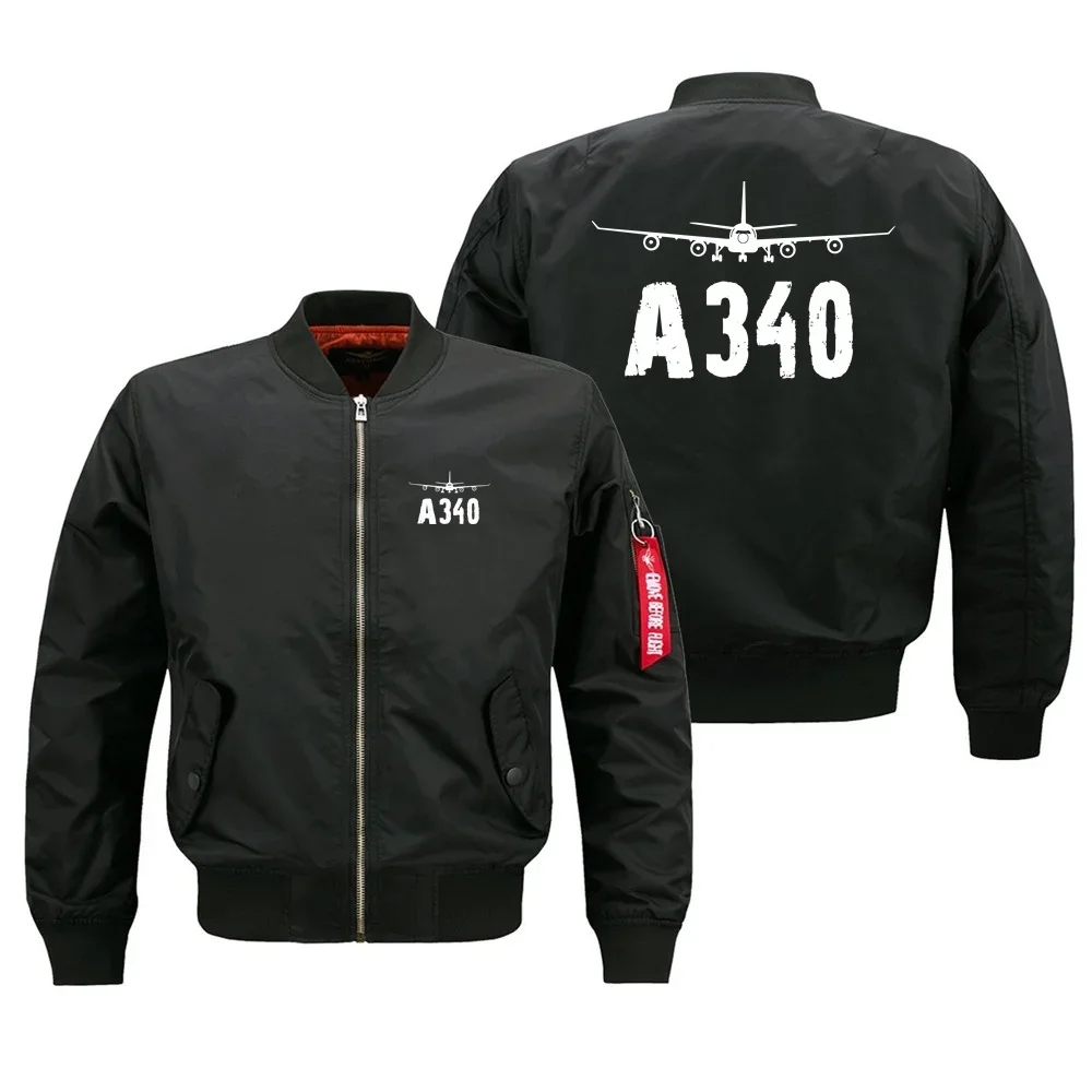 

New Harajuku Pilots A340 Military Outdoor Flight Aviation Men Ma1 Bomber Jacket Man Baseball Windproof Coats