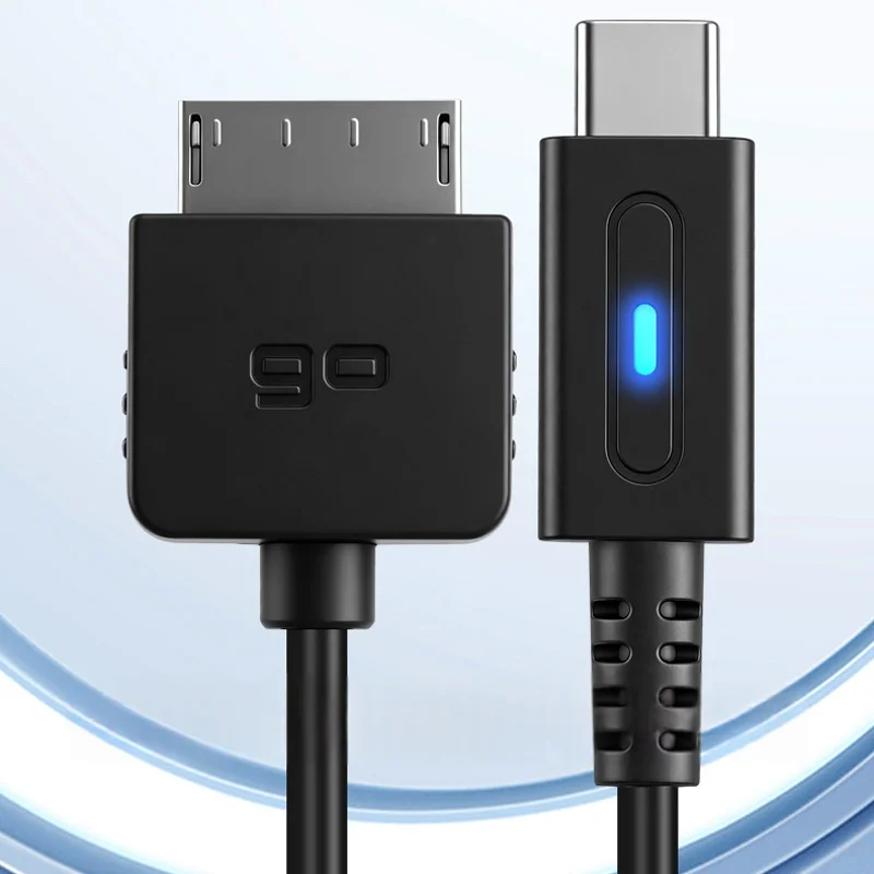 1.2m Charging Type-C Cable for PSP GO Game Console PD Power Charger Charging Black Cable