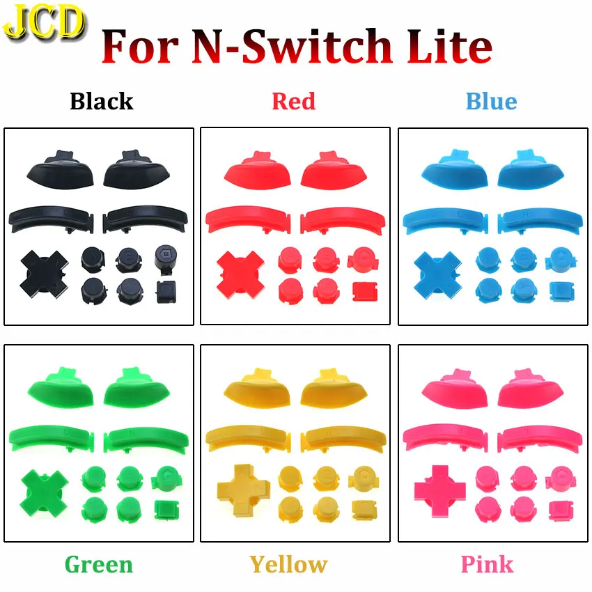 

JCD Replacement L R ZL ZR ABXY D-Pad Buttons For NS Switch Lite Game Console