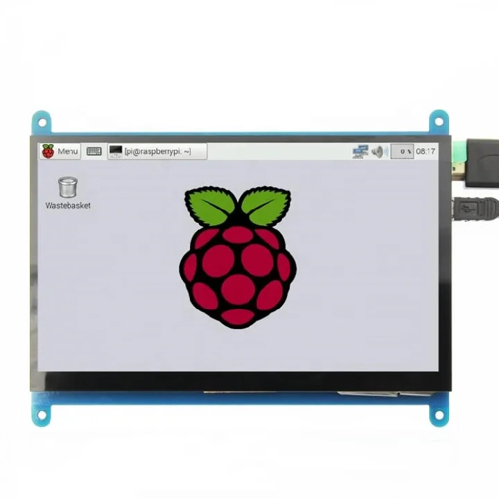 

Горячий продавать 7-дюймовый сенсорный ЖК-модуль HD MI 800*480 для Raspberry Pi