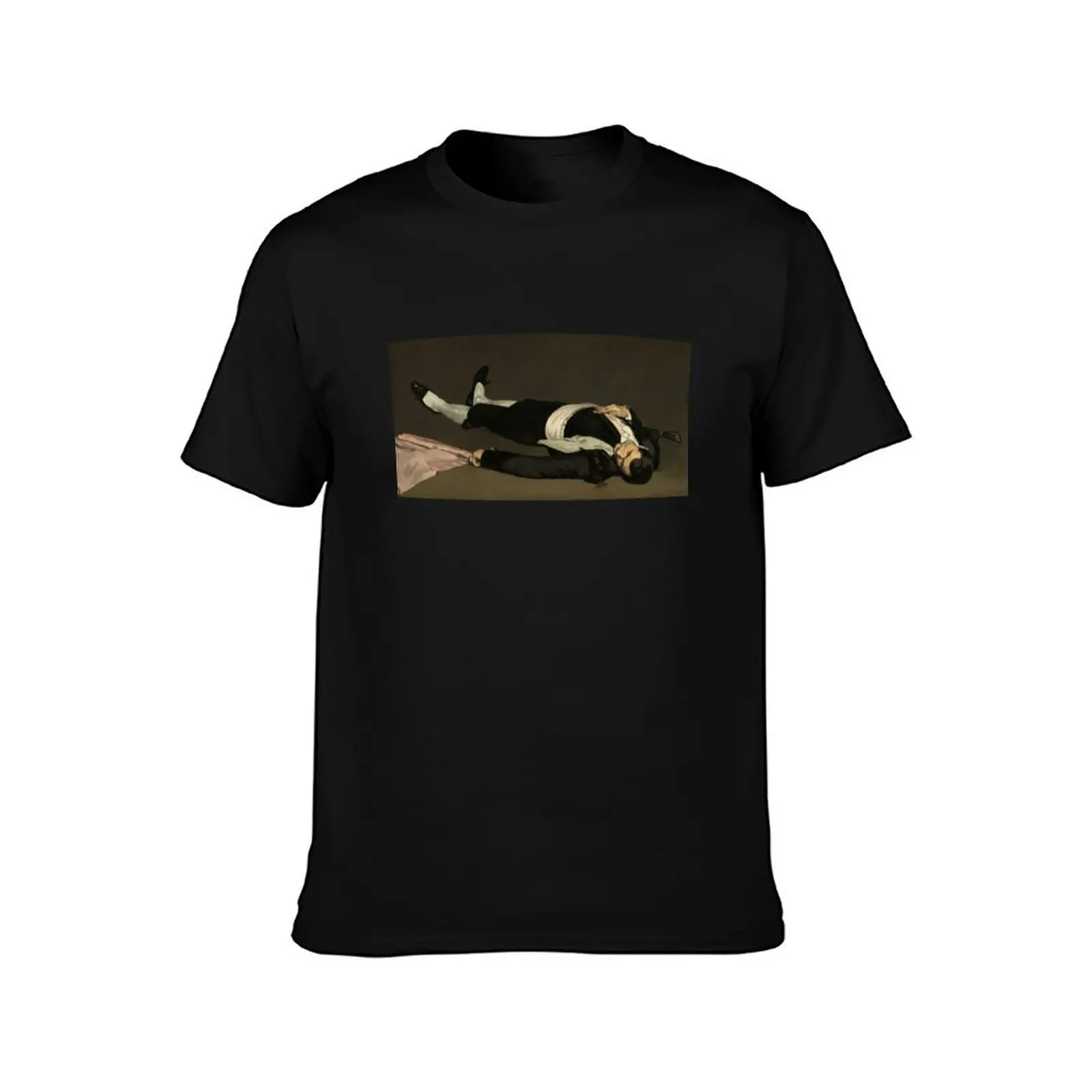 The Dead Toreador, Edouard Manet T-Shirt Comfortable Basic Crew Neck Tee T-Shirt