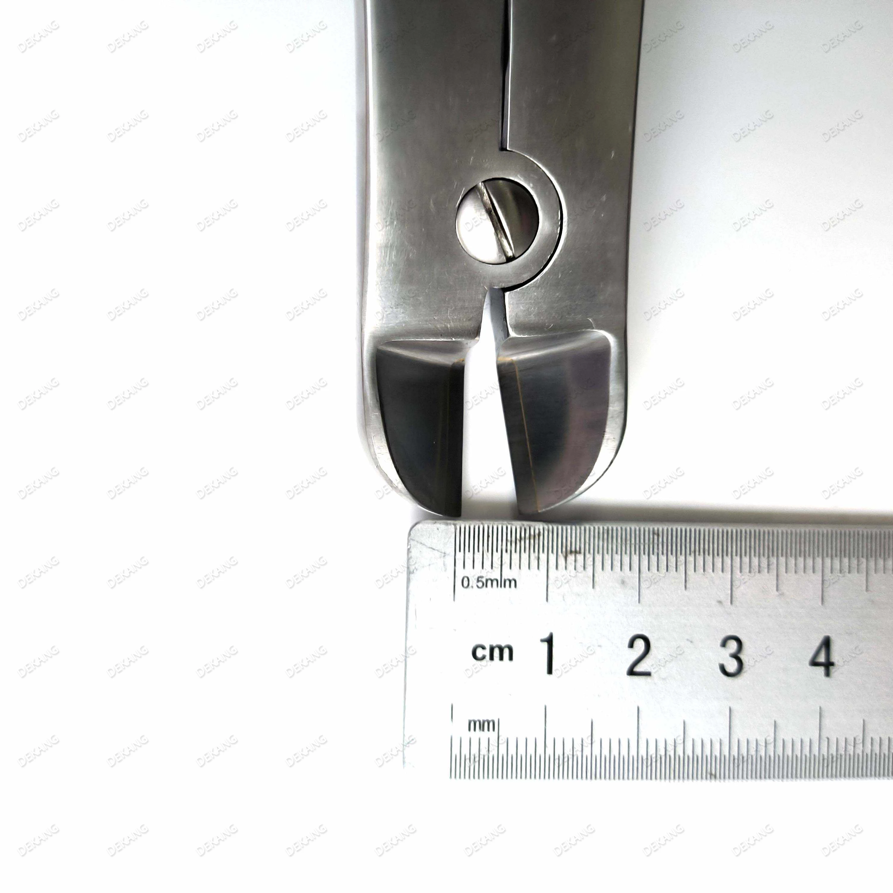 22 cm große Doppelgelenk-Stahlschere mit Goldgriff, Stahlnadelclip