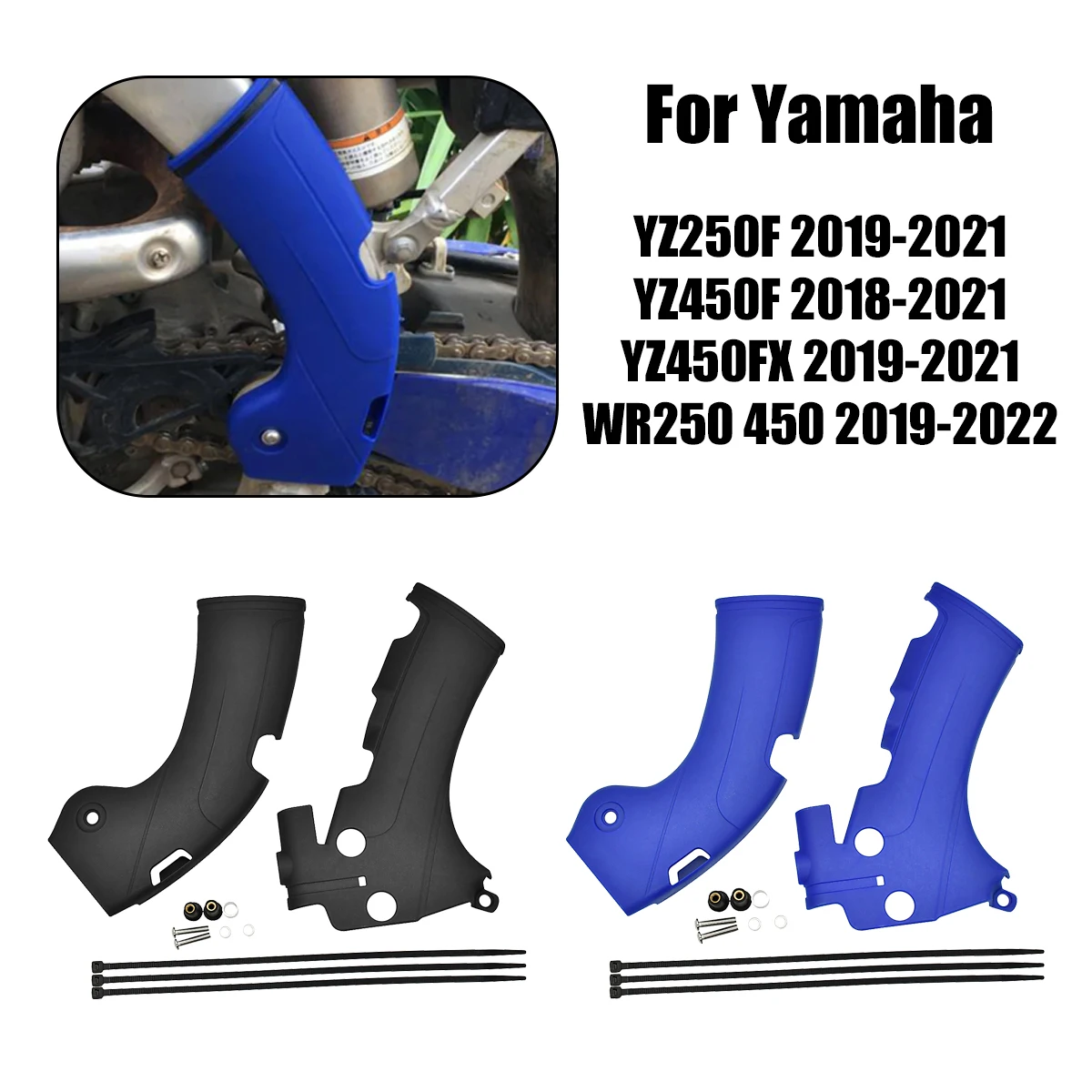 For Yamaha YZ250F YZ450F YZ450FX YZ 250F 450F 450FX WR YZF 250 450 18-22 Motorcycle Frame Guards Covers Plastic Frame Protection