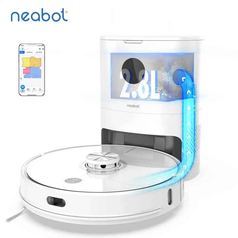 

Робот-пылесос Neabot Smart с функцией самоочистки и влажной уборки