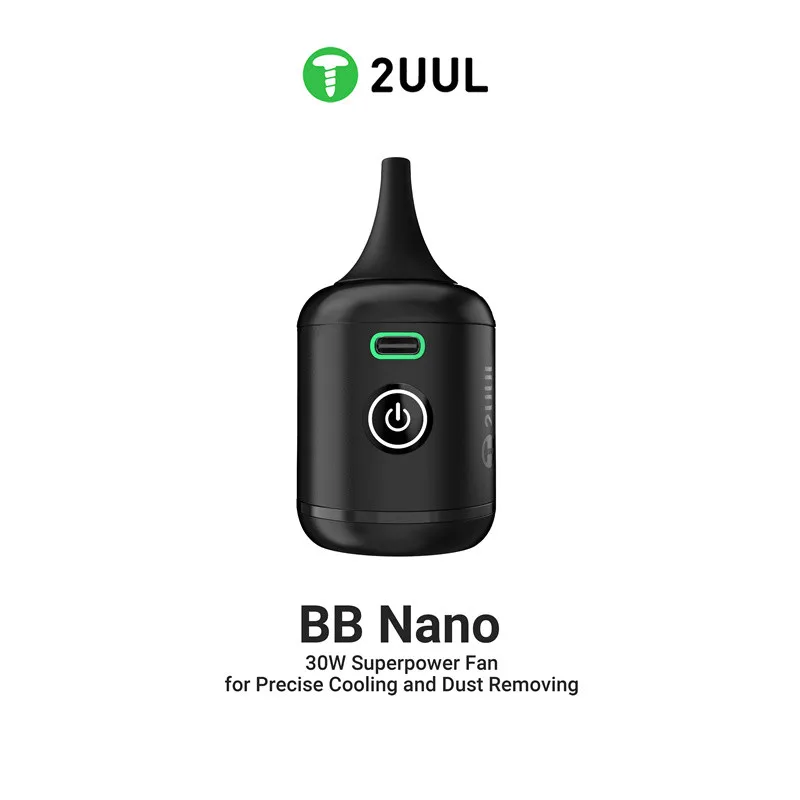 2UUL DA90 BB Nano 30W Superpower Fan for Mobile Phone Motherboard Powerful Precise Cooling & Dust Reoving Instrument