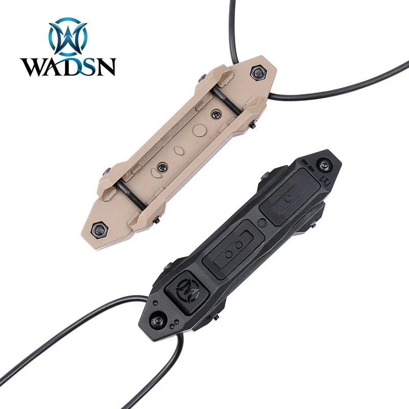 Tactical Augmented Pressure Remote Dual Function Switch For Mlok Keymod DBAL A2 PEQ 15 NGAL MAWL Flashlight Weapon Scout Light