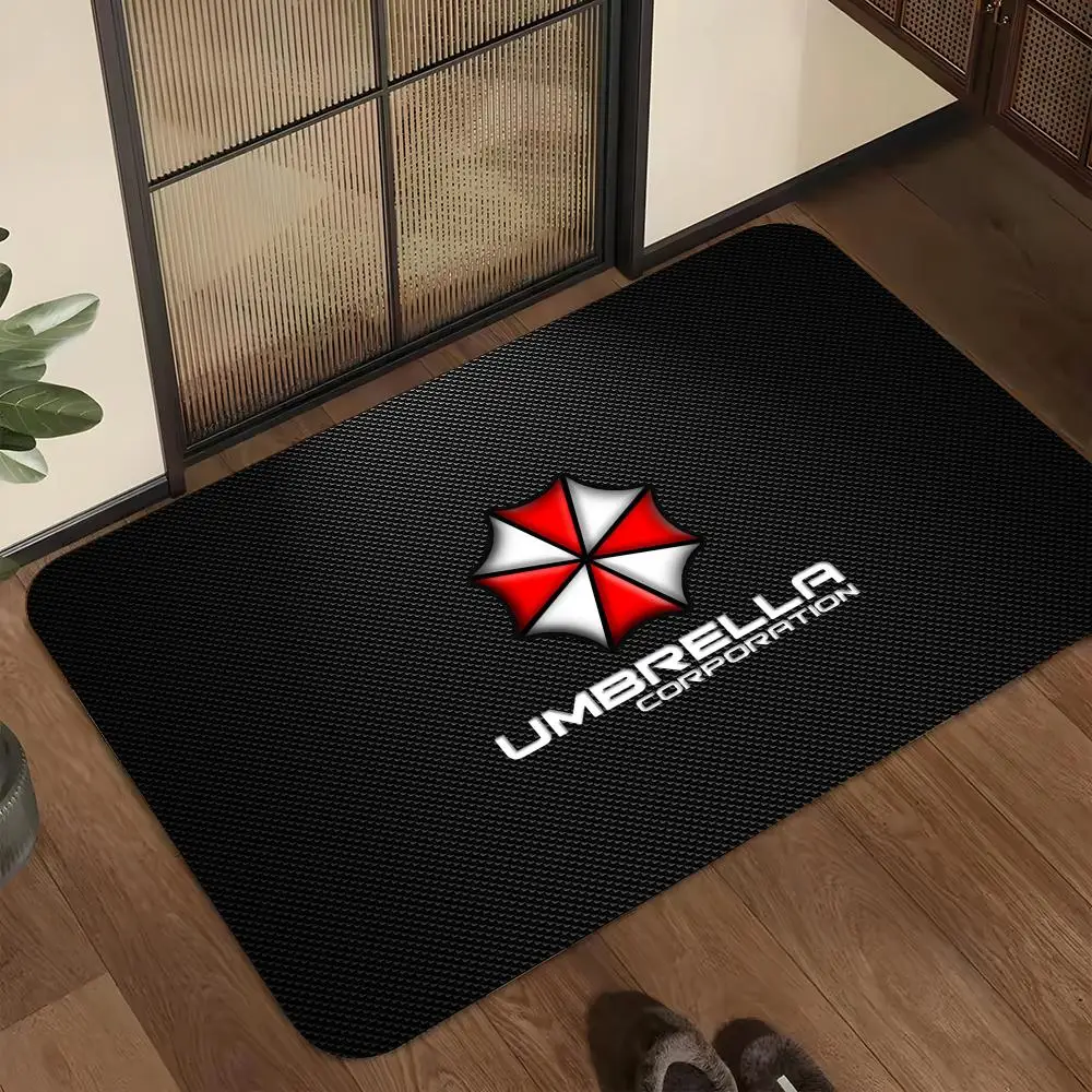 Umbrella Corporation Floor Mat Welcome Mat Entrance Doormat Balcony Bathroom Floor Mats Non-slip Rug Bedroom Carpet