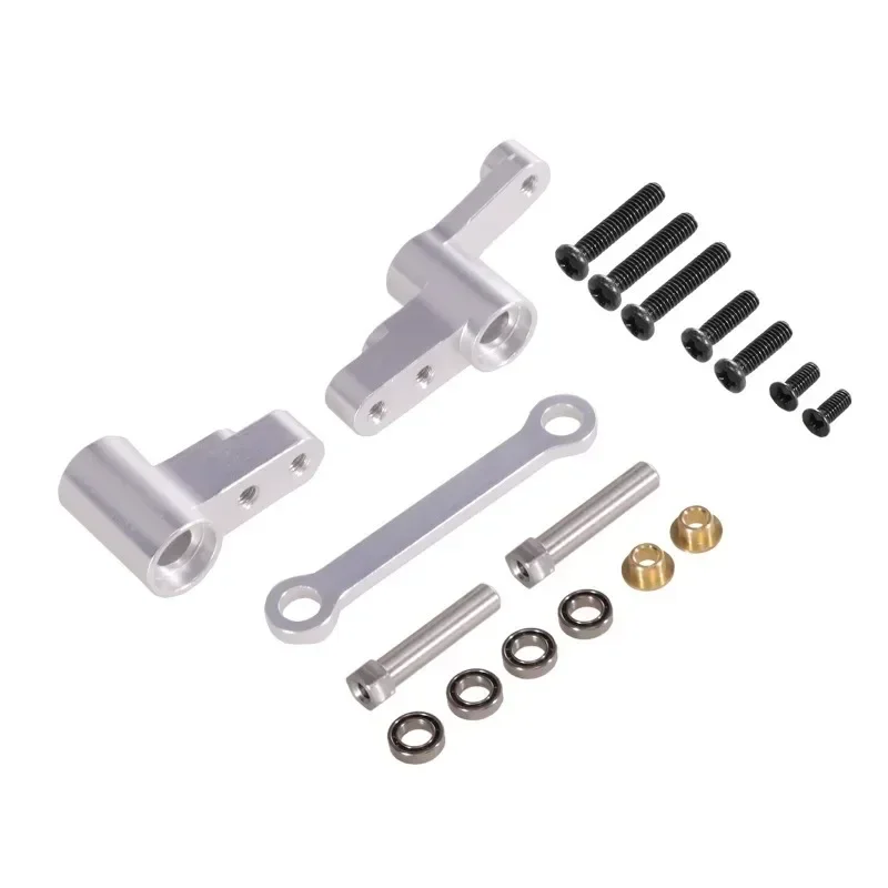 

MJX Hyper Go 14301 14303 Metal Steering Group Assembly With Bearings Steering Linkage For 1/14 RC Car Upgrade Parts
